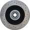 Centric Parts Sport Drilled/Slotted Brake Rotor, 127.66025R 127.66025R - alternate 2